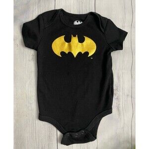 DC Batman Superhero Baby Onesie Bodysuit Clothes Outfit, Size 6-9 months
